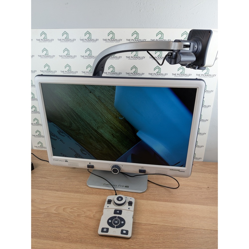 Enhanced Vision DaVinci Pro HD OCR 24" Desktop Reader Magnifier Text to Speech
